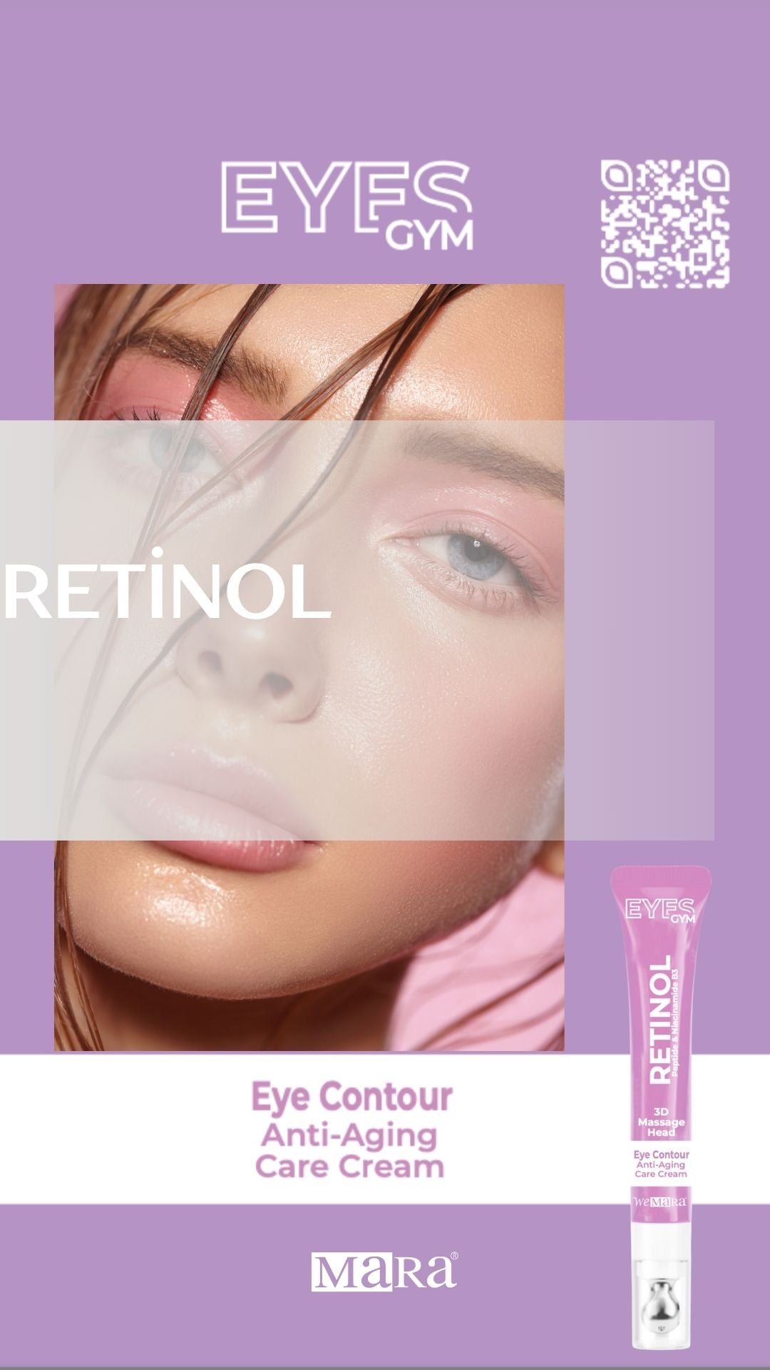 Wemara Eyes Gym Retinol - 18ML - Anti-Aging & Skin Renewal | Added with Retinol