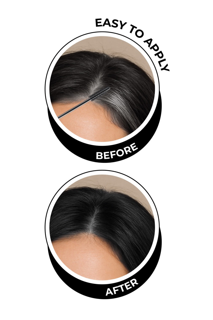 Wemara Quick White Hair Concealer (Black) - 6ML - Grey Coverage & Instant Touch-Up