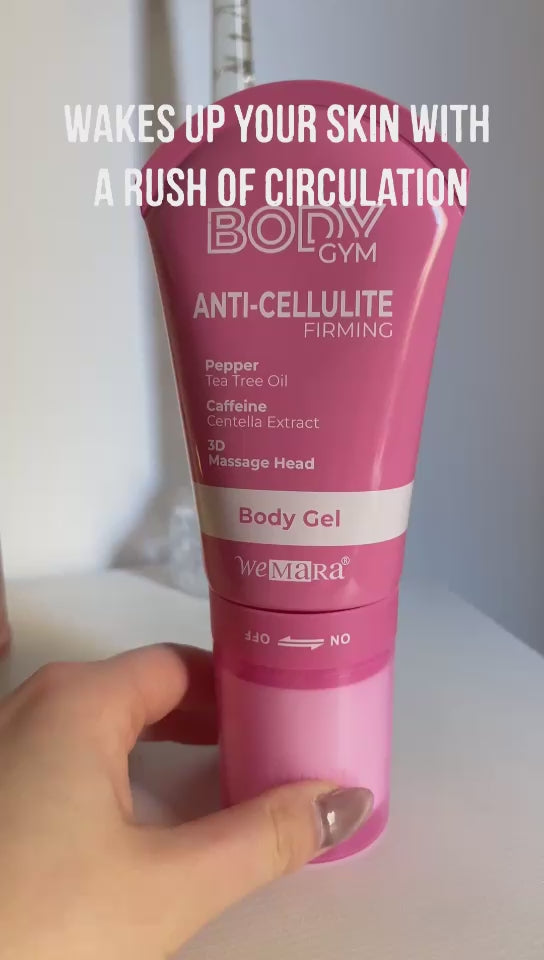 Load video: Wemara Body Gym Anti Cellulite Pepper Firming - 120ML - Cellulite Reduction &amp; Toning | Added with Pepper Extract