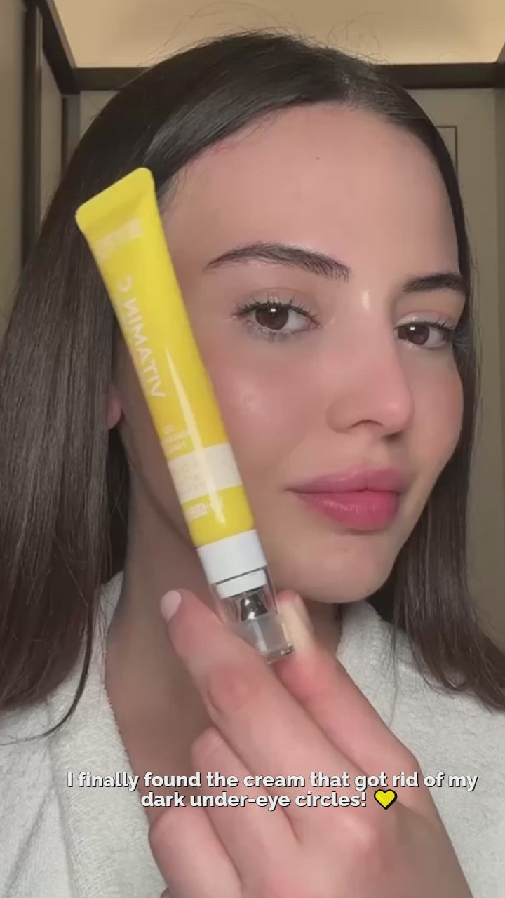 Load video: Wemara Eyes Gym Vitamin C - 18ML - Brightening &amp; Pigmentation Reduction | Added with Vitamin C